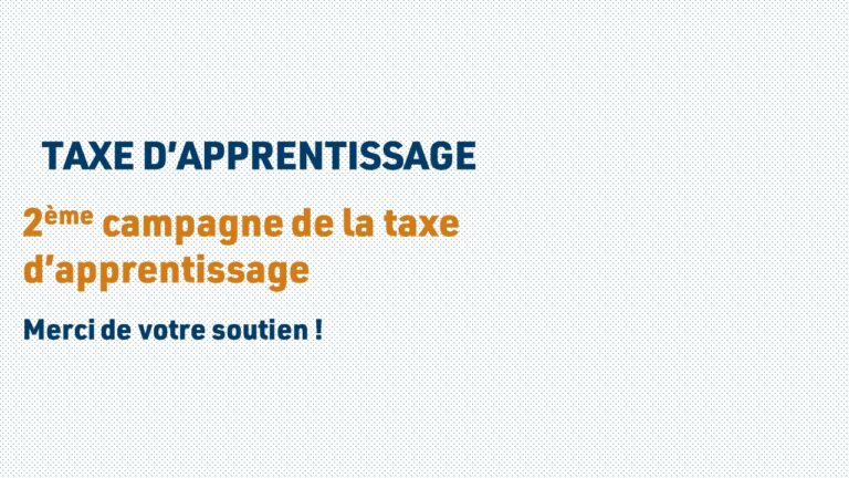 2ème campagne de récolte de la taxe d’apprentissage