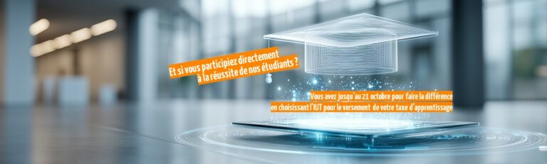 Taxe d&rsquo;apprentissage 2026 – Soutenez les actions pédagogiques de l&rsquo;IUT d&rsquo;Evry